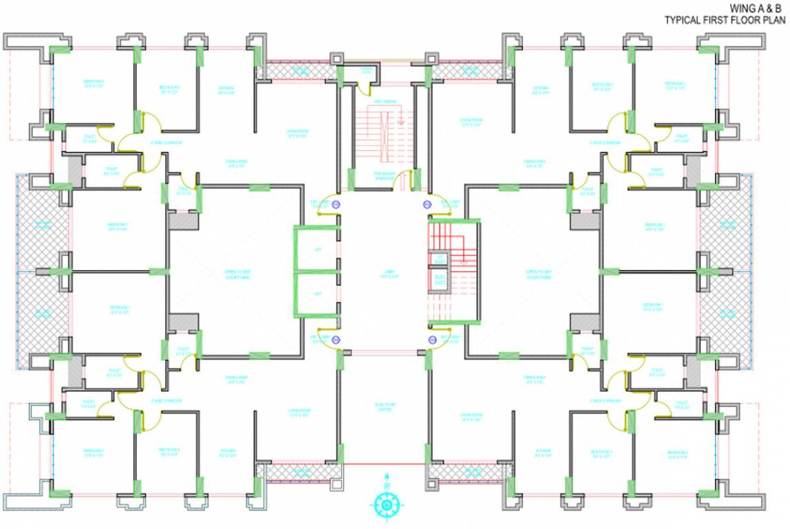  royale Building A Cluster Plan For 1st Floor