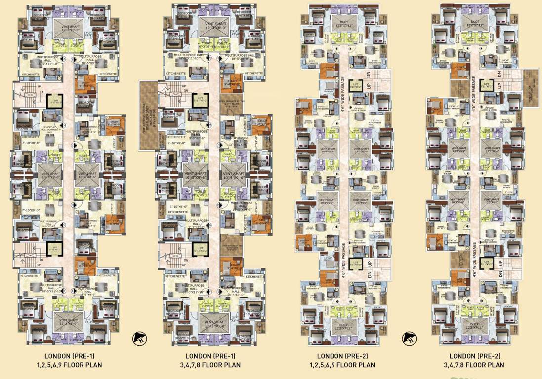  dream world city precinct i Block 1 3 And Block 2 3 Cluster Plan