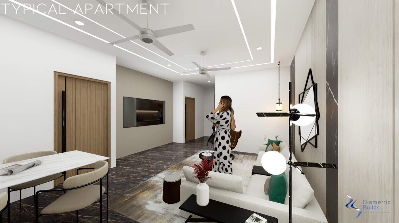  ashiyana arcade Living Area