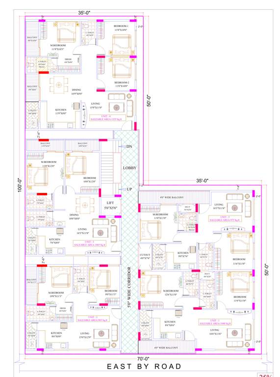  sai apartment Sai Apartment Cluster Plan from 1st to 5th Floor
