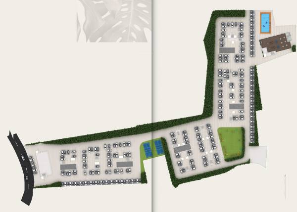  piya-elite Block A,B,C,D,E Cluster Plan For Ground Floor