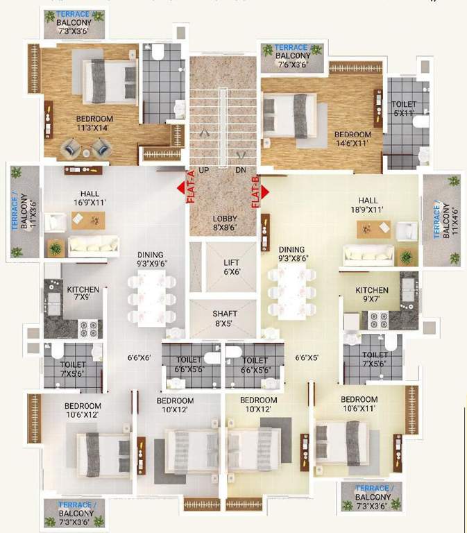  piya mansion Piya Mansion Cluster Plan From 1st To 3rd Floor