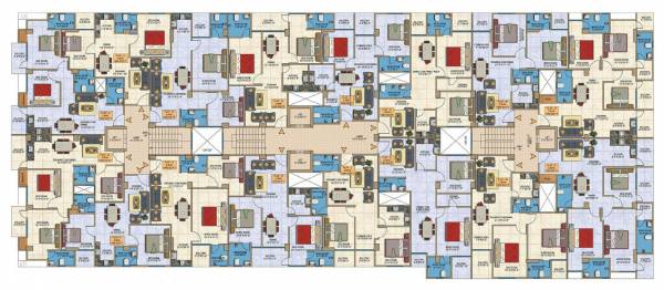 Sunrise Cluster Plan For Typical Floor Plan sunrise Sunrise Cluster Plan For Typical Floor Plan