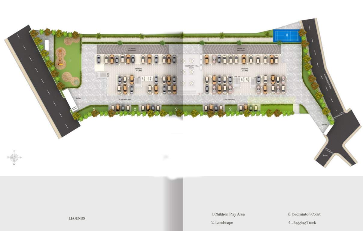  piya green hills Piya Green Hill Ground Cluster Plan