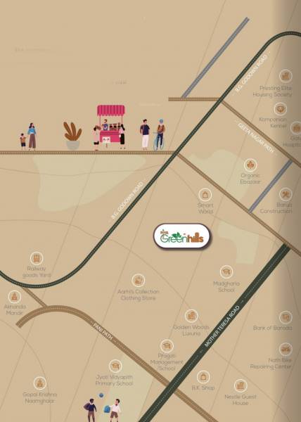  piya-green-hills Location Plan