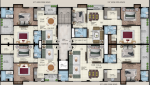  sunwest-homes-107- Tower B Cluster Plan from 1st to 5th Floor