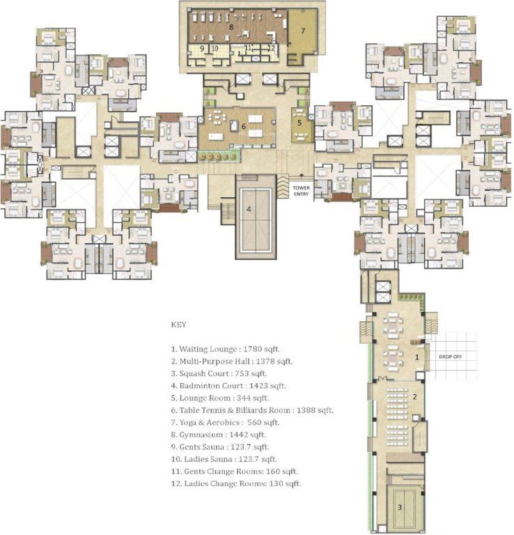  southern crest Cluster Plan