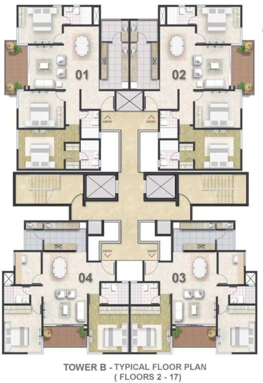  southern crest Cluster Plan