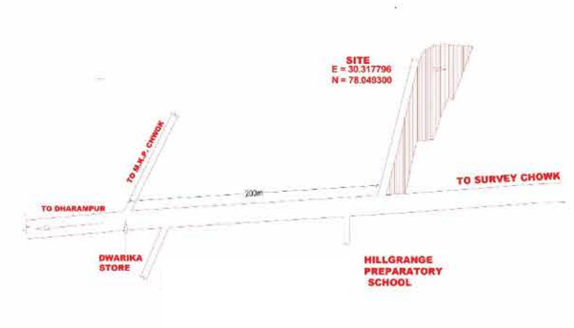  the courtyard Location Plan