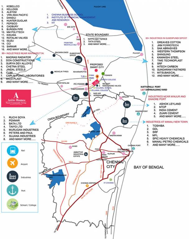  arete homes phase 9 Location Plan