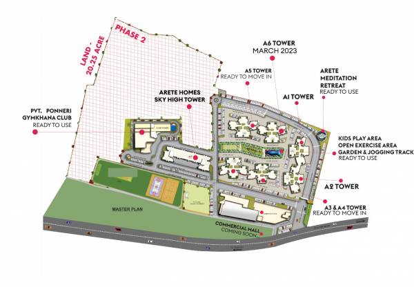  arete-homes-blocks-a3-a4-a5-and-a6 Master Plan