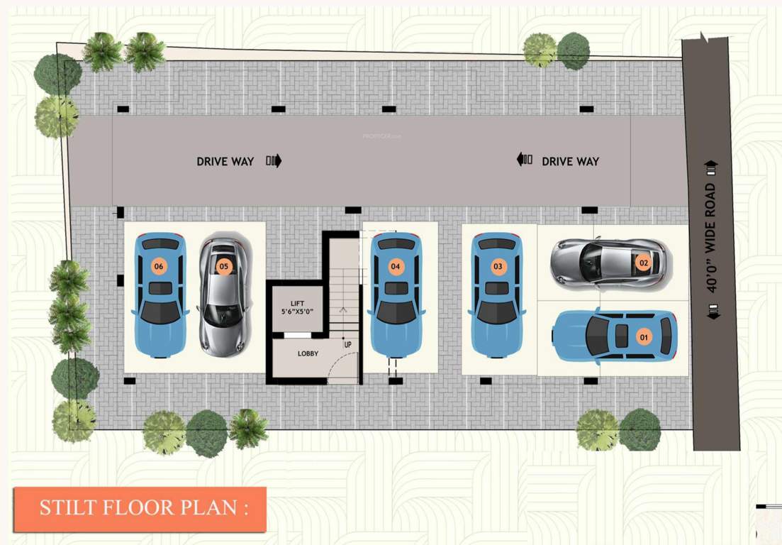  homes alwarthiru nagar Homes Alwarthiru Nagar Cluster Plan for ground Floor