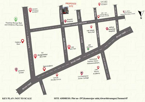  homes-alwarthiru-nagar Location Plan