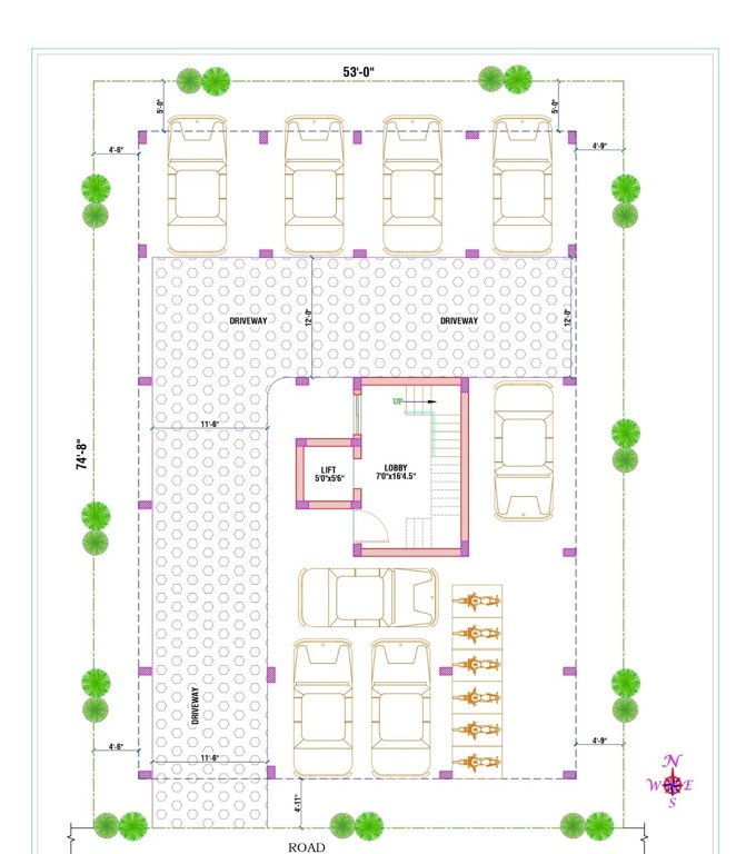  raaga Raaga Cluster Plan for ground Floor