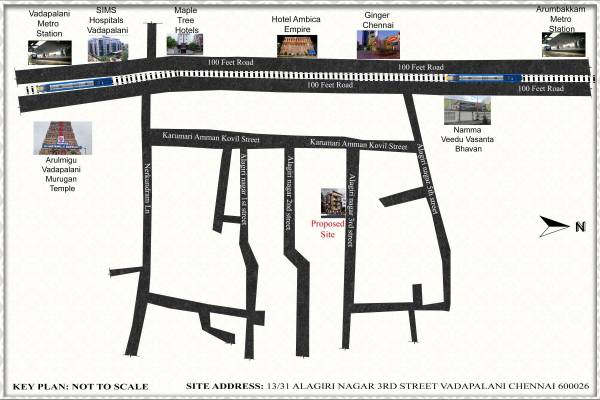  homes-vadapalani Location Plan