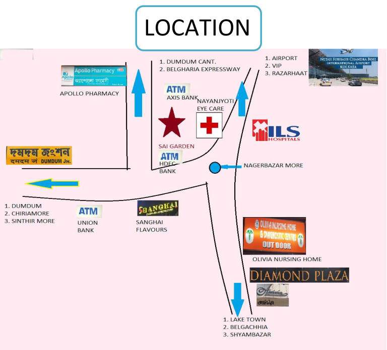  sai garden apartment Location Plan