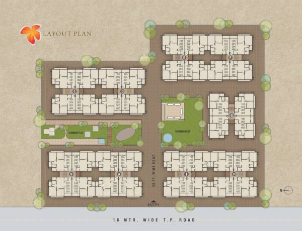  residency Layout Plan