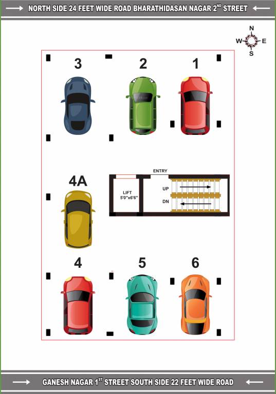  sree illam Sree Illam Cluster Plan for ground Floor