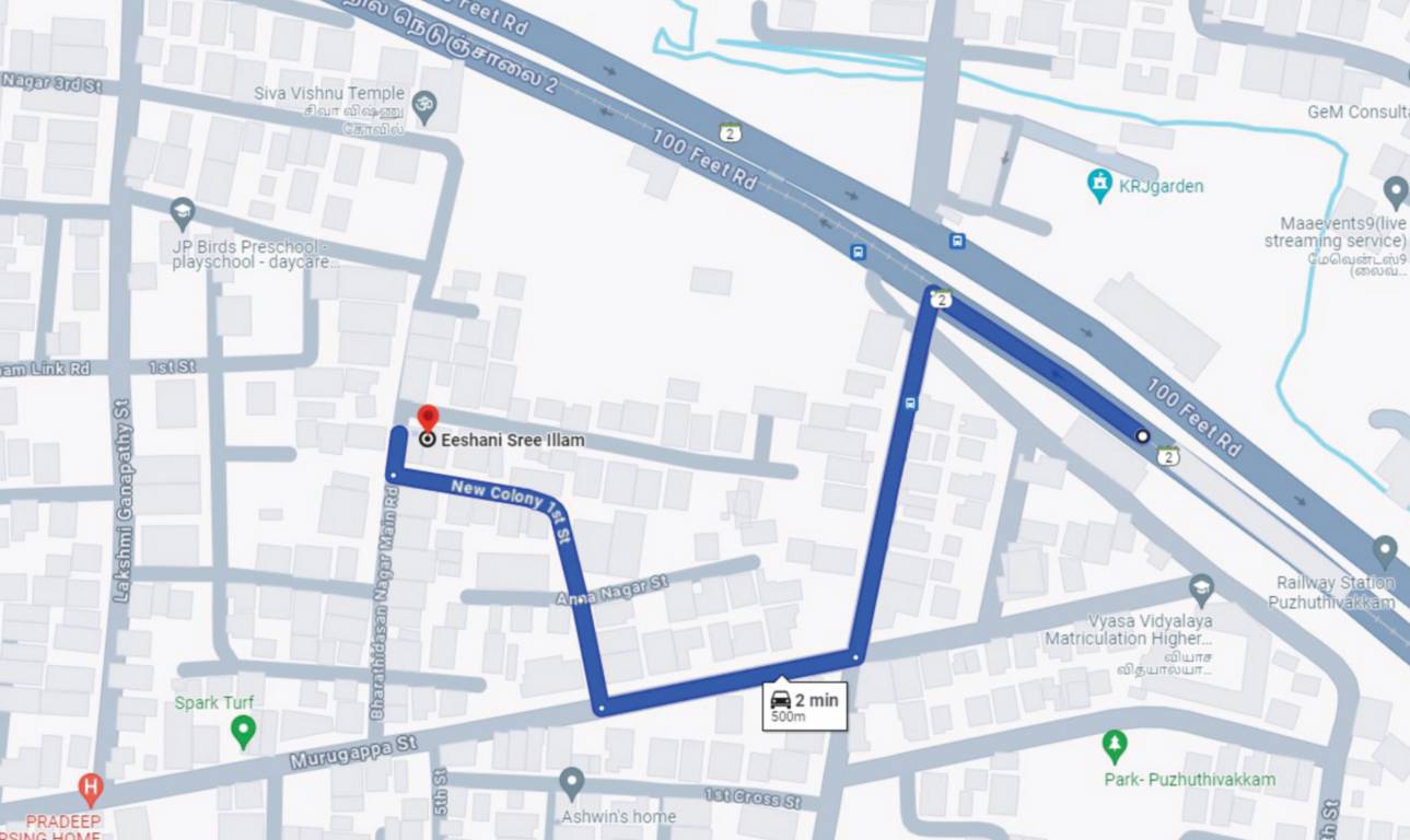  sree illam Location Plan