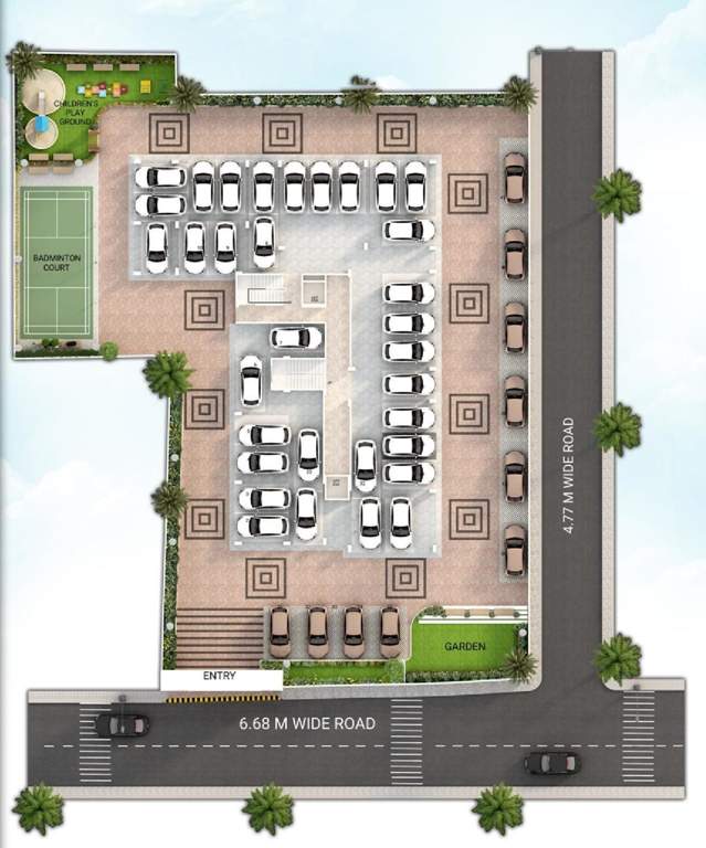  piya height Piya Height Cluster Plan For Ground Floor