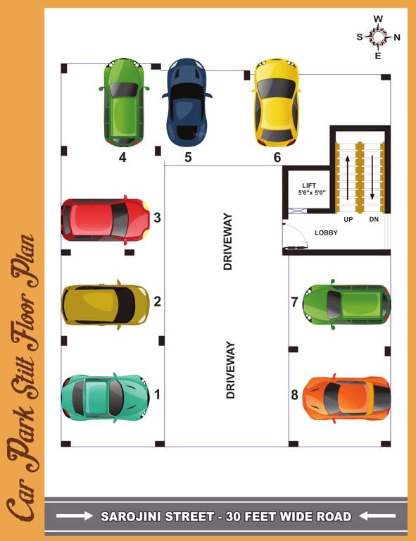  subhiksha Subhiksha Stilt Cluster Plan