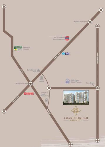  aman-shikhar-green-city Location Plan