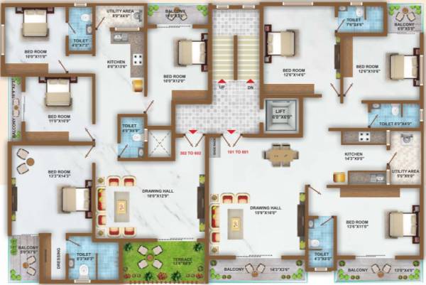 Park View 30 Cluster Plan For Typical Floor Plan park-view-30 Park View 30 Cluster Plan For Typical Floor Plan