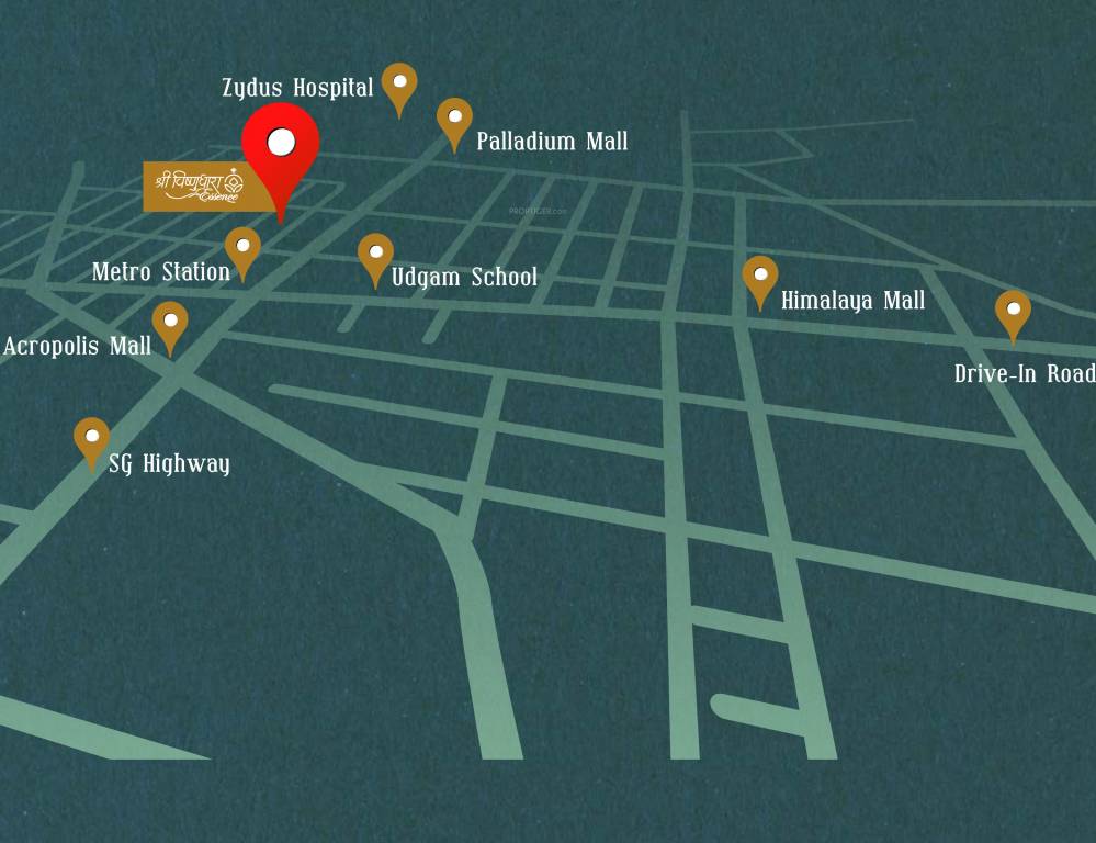  shree vishnudhara essence Location Plan