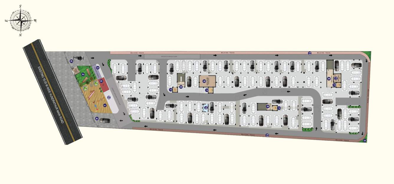 golden heights Golden Heights Cluster Plan for ground Floor