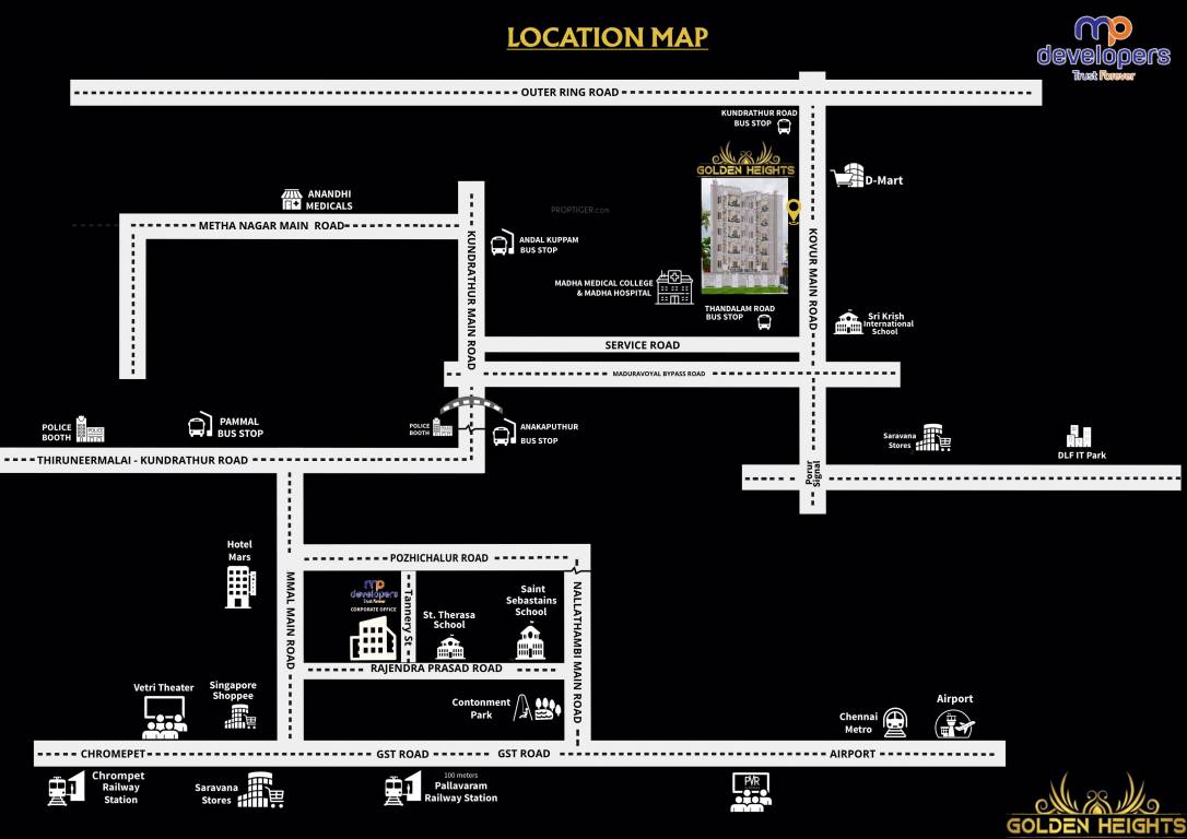  golden heights Location Plan