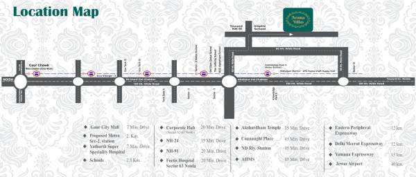  aroma-villas-2 Location Plan