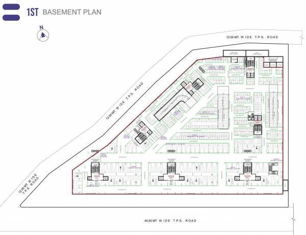 magnolia A To G 1st Basement Cluster Plan