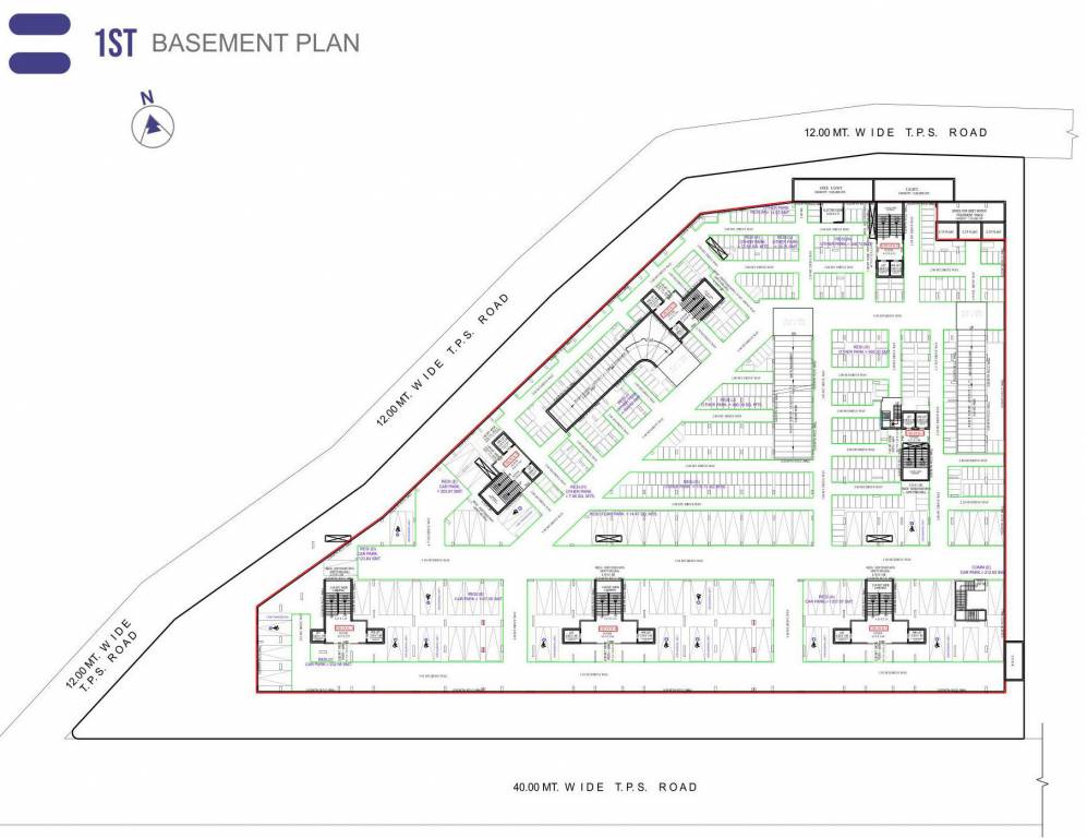  magnolia A To G 1st Basement Cluster Plan