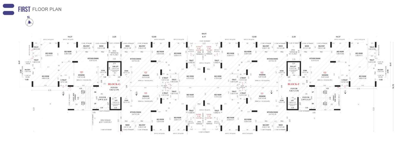  magnolia F And G Cluster Plan For 1st Floor