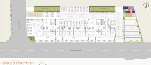  shri-shanti-skyline Block  A + B Cluster Plan For Ground Floor