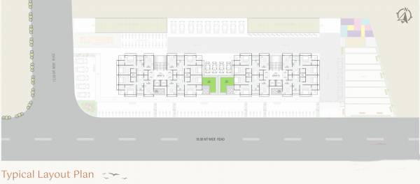  shri-shanti-skyline Block  A + B Typical Cluster Plan