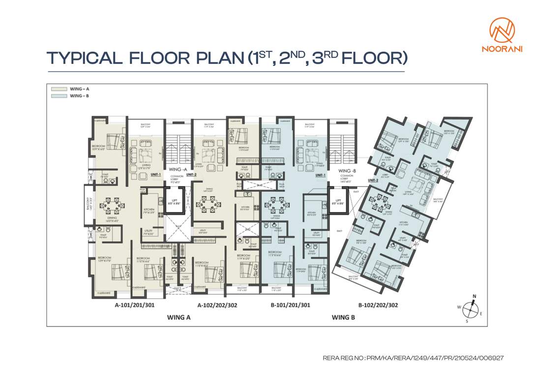  the strand The Strand Cluster Plan from 1st to 3rd Floor