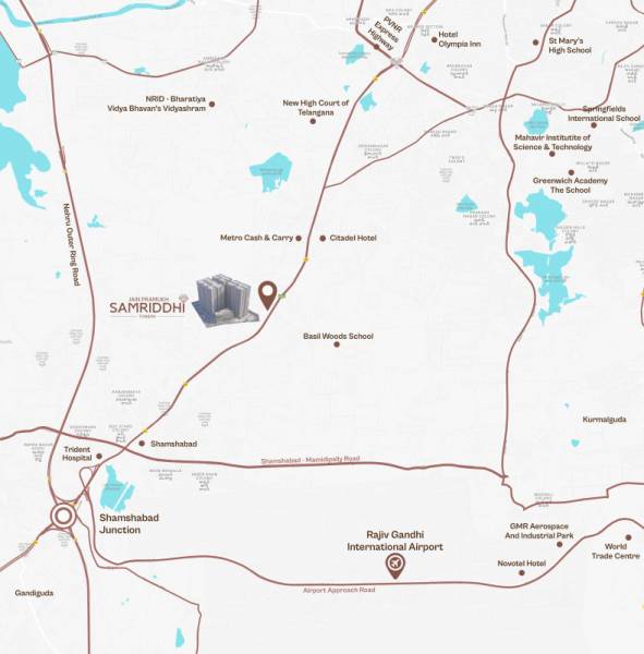  jain-pramukh-samriddhi-towers Location Plan