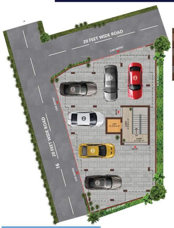  ayana aarna aahana Ayana Cluster Plan For Ground Floor