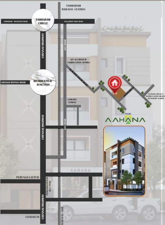  ayana aarna aahana Location Plan
