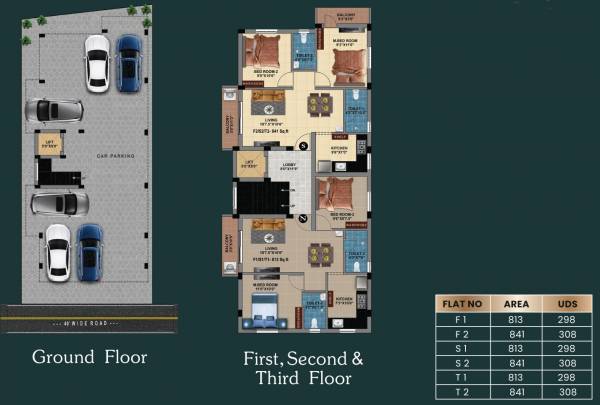  green-bay Oasis Typical Cluster Plan