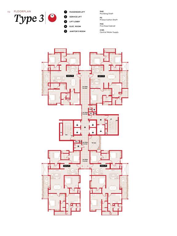  songs of the sun Tower A Cluster Plan