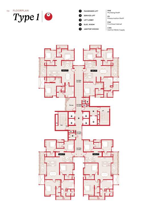  songs of the sun Tower A Cluster Plan