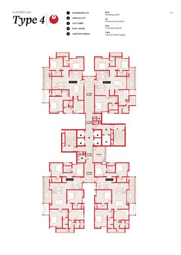  songs-of-the-sun Tower A Cluster Plan
