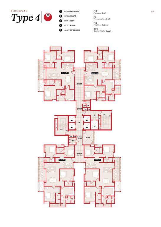  songs of the sun Tower A Cluster Plan