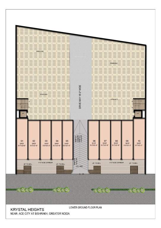  krystal heights Krystal Heights Cluster Plan for Lower Ground Floor