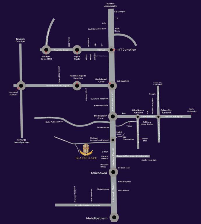  enclave Location Plan