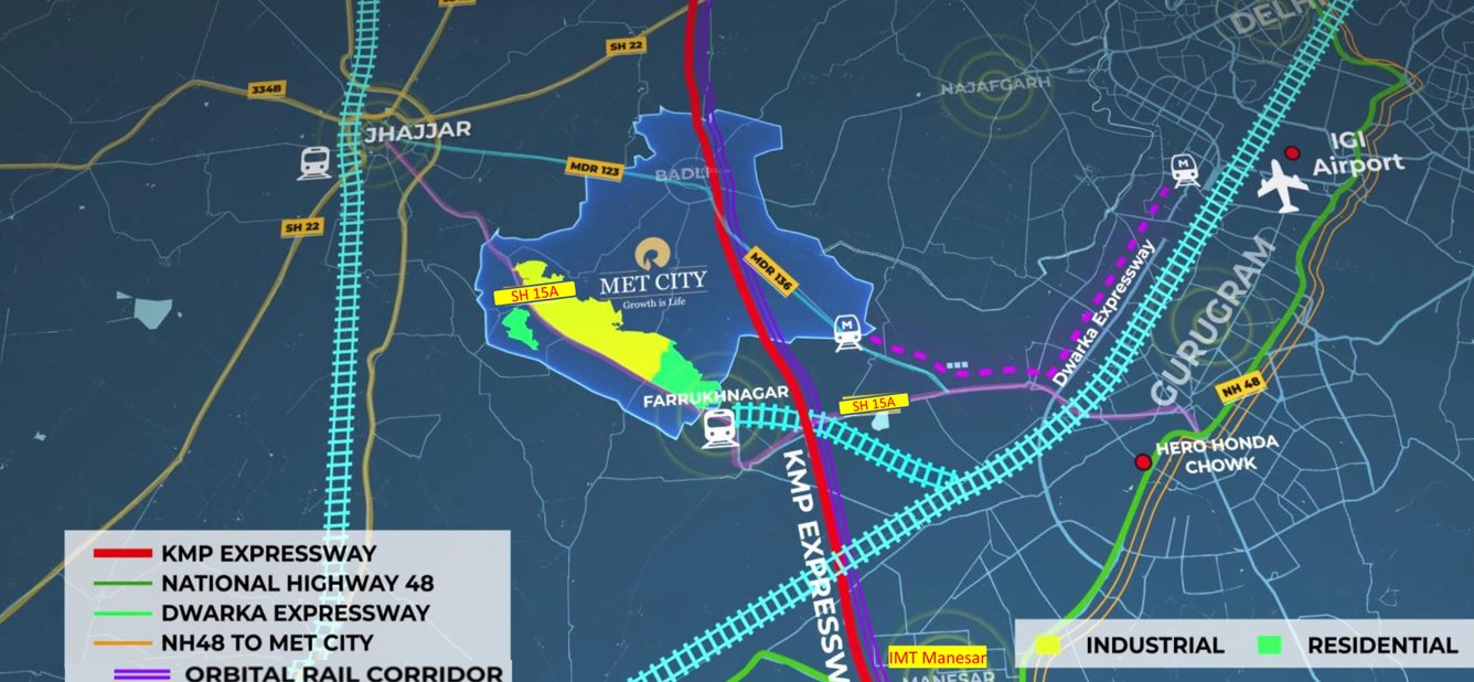  met city Location Plan
