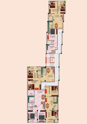  apartment-ii Apartment II Cluster Plan For 1st Floor