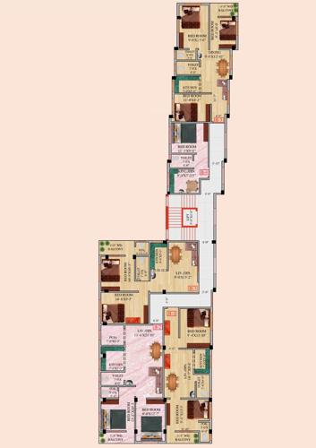  apartment-ii Apartment II Cluster Plan For 2nd Floor